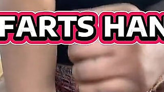 African Ebony Gives Him Handjob While Farting.