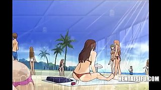 Lucky dude bangs wild anime teens - Uncensored Hentai with Subs