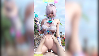 Dead or Alive Girl DOA Riding - Re Mix Normal WM Sound By LazyProcrast Animation 3D Hentai Compilation