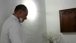 Mature patient double pussy fisted
