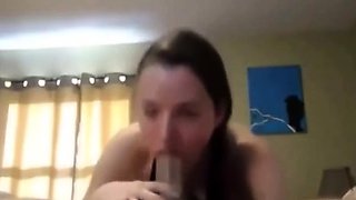 Dirty Teen Deep Throat: Amateur College Webcam Show