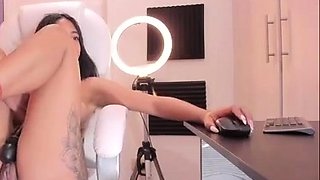 Brunette Solo Webcam Masturbation