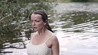 Hot Italian MILF Gets Divine Punishment - Big Tits & Hairy Pussy 2005 Classic