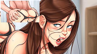 Hentai academy features big asses in 3D animation