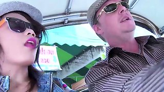 Tongue pierced Thai MILF gets picked up