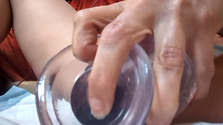 Huge New Dildo Anal Pleasure First Time