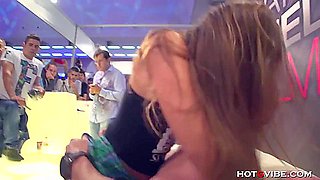 Brunette In Public Getting Her Tight Pink Cunt Ravaged