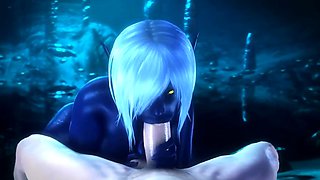 Two 3d cartoon cuties are ready for their bath