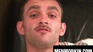 Amateur milks off ater dialogue and blows a load stiff