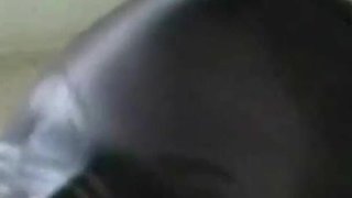 Black nylon fantasy blow job and cum
