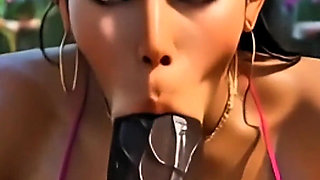 (4k) Ai 3D Animated - Big Ass Latina MILF & BBC - Doggystyle, Pronebone & Creampie (ai Visuals X)