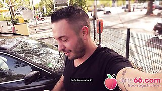 POV Pickups featuring Lou Nesbit's outside sex