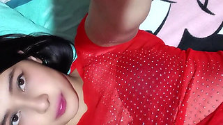 First casting with beautiful Latin girl