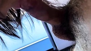 Asian Babe Fucked by Big Cock Near Window