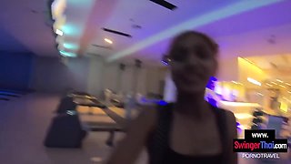 Thai Amateur Girlfriend Bowling And Big Cock Sucking Once Back Home