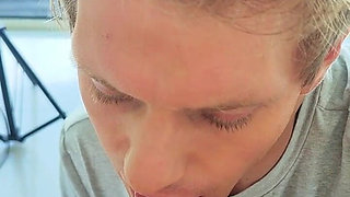 Behind the Scenes of Sex Coaching Filming When I Need to Get Nicole's Clit Big to Show It for the Anatomy Course