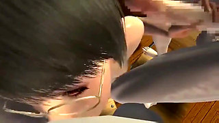 Lustful Big Boob Teacher Get Fuck with Her Student - Hentai 3D 74