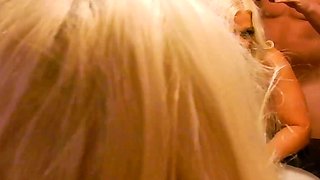 Fucking Alura in the bathroom before our scene
