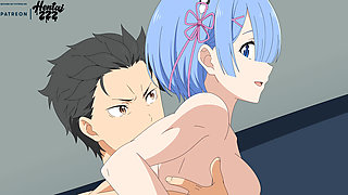Rezero Rem Big Ass Cowgirl Riding Uncensored Hentai