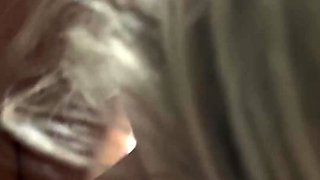 Cheating College Teen Gives Sloppy Blowjob!