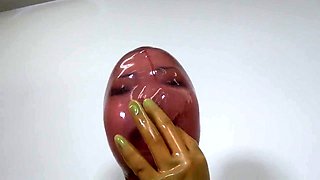 Fetish bdsm anal dildo play