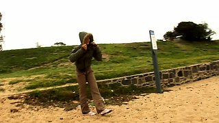 Petite small tit babe with perfect pussy masturbates