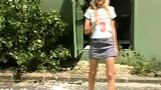 Amateur Blonde Teen Plays Solo with Toy Webcam Porn