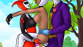 Famous toons double penetration orgy
