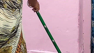 I Hugged My Aunt While She Was Cleaning the House.