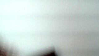 Brunette wife with big boobs gives blowjob
