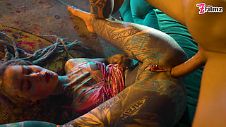 BWC Security Caught A Tattooed Girl Fucking Her Pussy So Good so He Fuck Her ANAL