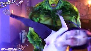 HarpToad 3D Hentai: Raven Gets Anal Creampie from Were-Beast Big Cock