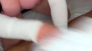 She Woke Him up by Eating His Ass