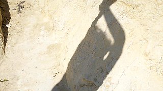 Hot spic girl outdoor erotic solo