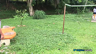 I Find a Cute Latina Exercising and I Invite Her to Fuck