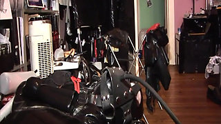 Latex Masters Dominate in Intense Rubber Bondage Play