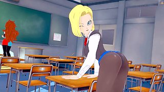 Android 18 hentai, ai android, android 21