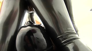 Femdom fetish mistresses fuck bdsm loser with strapon