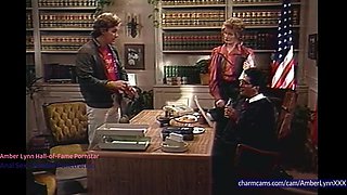 Amber Lynn in stockings banged  cummed