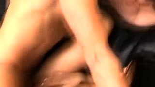 Amateur teen girlfriend home threesome with cumshot