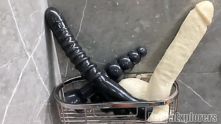 Shower Piss and Milk Enema