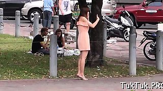 Sex-starved thai hotty gives her lustful cunt to a stranger