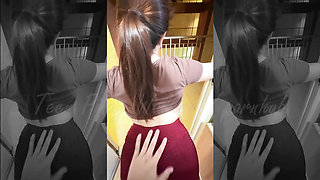 Pinay Babe Minanyak Sa Hall Way - Shes to Hot to Handle