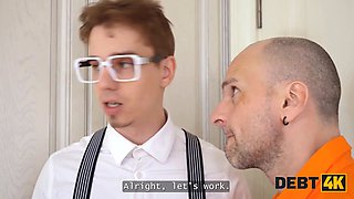 Debt4k. whorey debtor polly yangs is enjoying insane Double Penetration