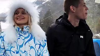 Fuck A Blonde On A Cable Car