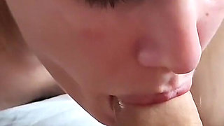 Real Homemade Amateur Cum in Mouth