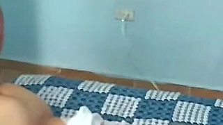 The Cuckold Husband Catches His Wife on Camera. Fucking the Boy Who Cleans the Pool.