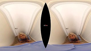 Seductive asian blondie VR amazing sex clip