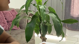 My Latin Stepsister's Hairy Pussy Makes Me Very Horny Until I End up with My Huge and Hard Cock Inside Her Tight Pussy