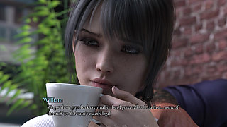 Where It All Began 7: William Shows Gina Miru's Exhibitionist Boobs Flash